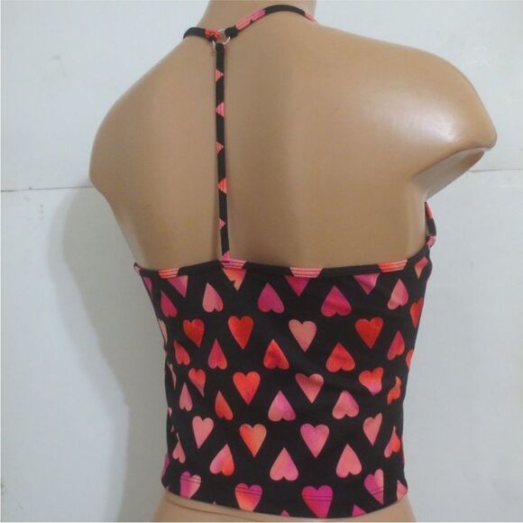 Victoria’s Secret Flow On Point Essential Atlet Cropped Tank Top w/ Heart Prints - Picture 5 of 7